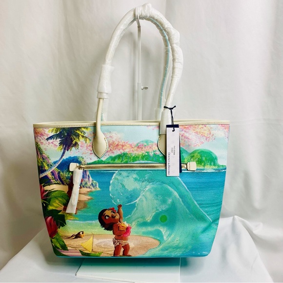 SOLD Dooney & Bourke x Disney Dream Big Princess Moana Large Tote Bag NWT - Picture 8 of 8